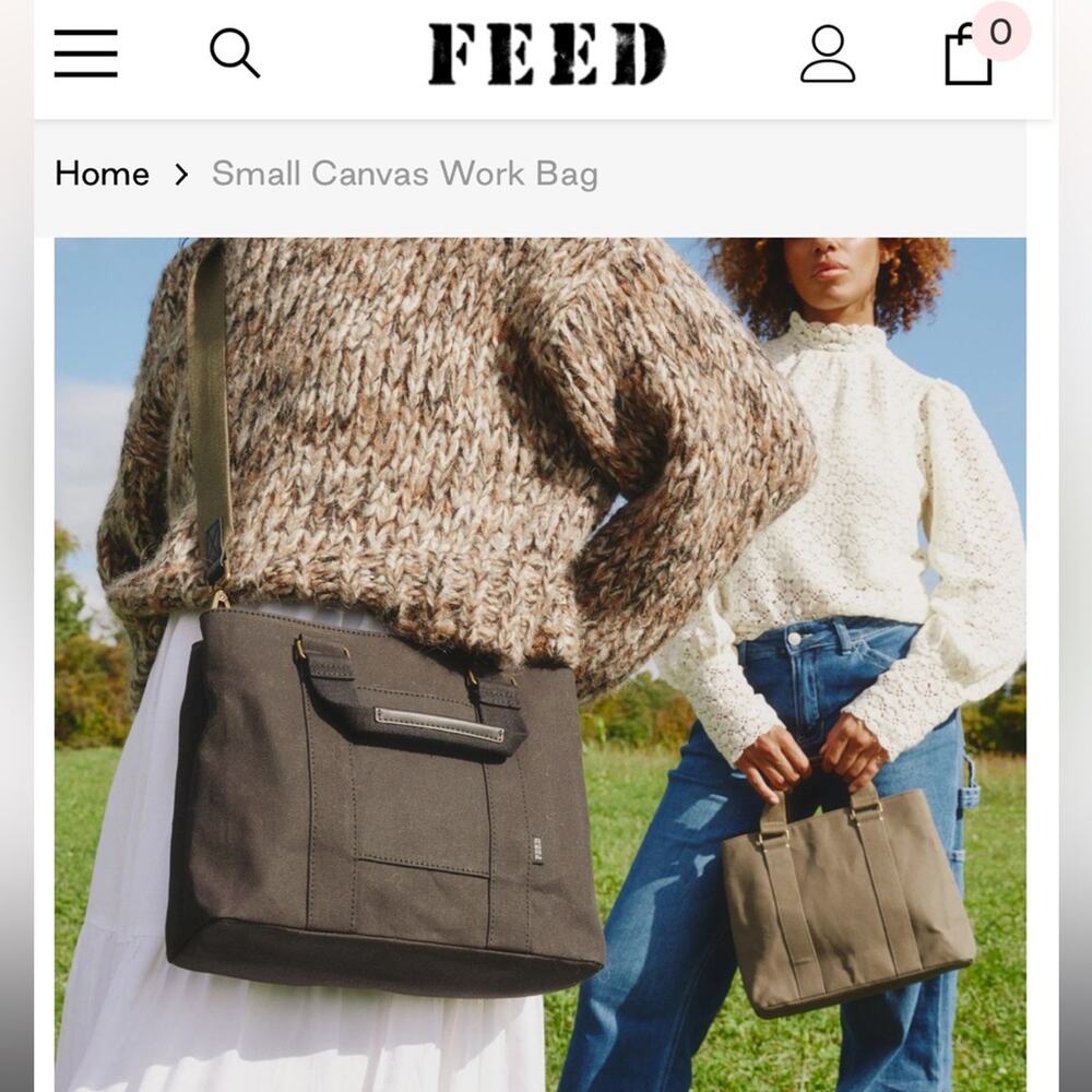 FEED classic canvas everyday bag